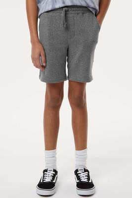 Independent Trading Co. PRM16SRT - Youth Lightweight Special Blend Fleece Shorts