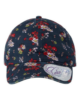 Infinity Her HATTIE - Women's Garment-Washed Fashion Print Cap