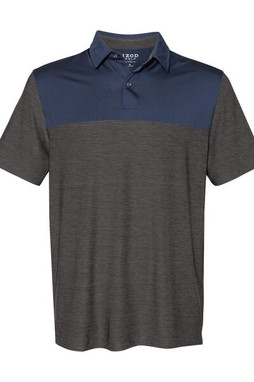 IZOD 13GG004 - Colorblocked Space-Dyed Polo
