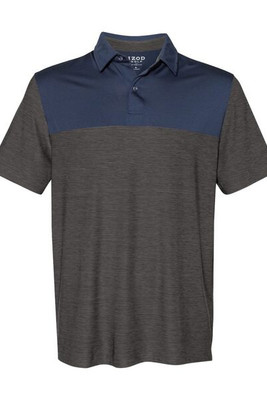 IZOD 13GG004 - Colorblocked Space-Dyed Polo