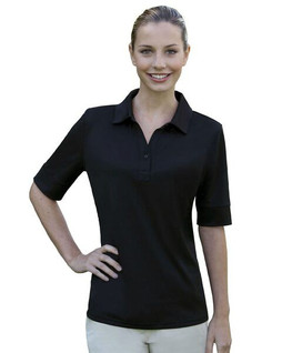 IZOD 13Z0117 - Womens Solid Jersey Polo