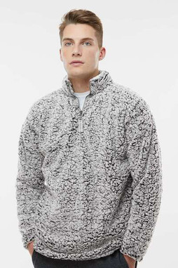 J. America 8454 - Sherpa Quarter-Zip Pullover
