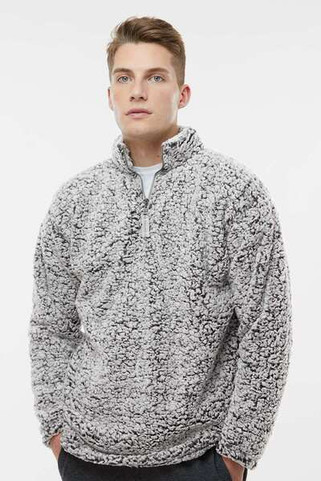 J. America 8454 - Jersey Sherpa con cremallera