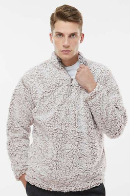 J. America 8454 - Sherpa Quarter-Zip Pullover