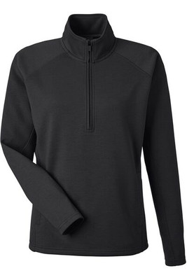 J. America 8754 - Jersey de mujer Apex Fleece Quarter-Zip Pullover