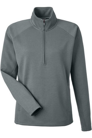 J. America 8754 - Jersey de mujer Apex Fleece Quarter-Zip Pullover