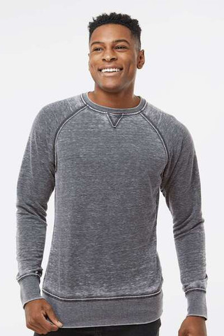 J. America 8920 - Vintage Zen Fleece Crewneck Sweatshirt
