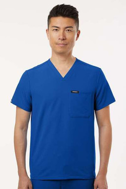 Jaanuu M10001 - Holmes Everyday 1-Pocket Scrub V-Neck Top