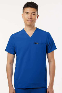 Jaanuu M10002 - Platt 3-Pocket Scrub V-Neck Top