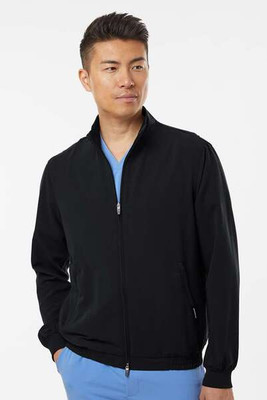 Jaanuu M60001 - Wolfe Everyday Full-Zip 6-Pocket Scrub Jacket