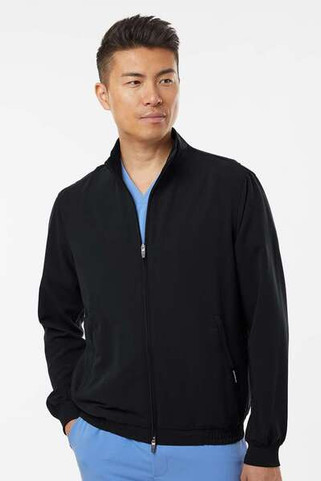 Jaanuu M60001 - Wolfe Everyday Full-Zip 6-Pocket Scrub Jacket