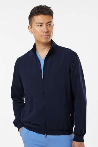 Jaanuu M60001 - Chaqueta médica Wolfe Everyday con cremallera completa y 6 bolsillos