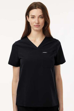 Jaanuu W10001 - Womens Rhena Essential 1-Pocket Scrub V-Neck Top