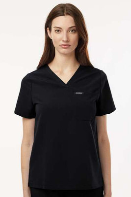 Jaanuu W10001 - Women's Rhena Essential 1-Pocket Scrub V-Neck Top