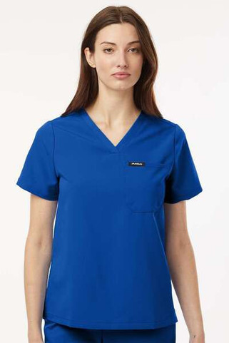 Jaanuu W10001 - Womens Rhena Essential 1-Pocket Scrub V-Neck Top
