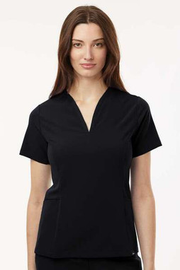 Jaanuu W10003 - Womens Calix Fit & Flare Scrub V-Neck Top
