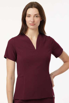 Jaanuu W10003 - Women's Calix Fit & Flare Scrub V-Neck Top