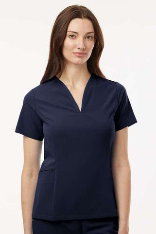 Jaanuu W10003 - Womens Calix Fit & Flare Scrub V-Neck Top
