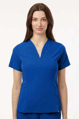 Jaanuu W10003 - Womens Calix Fit & Flare Scrub V-Neck Top