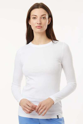 Jaanuu W30002U - Camiseta de manga larga RegenX Cotton Underscrub, Mujer