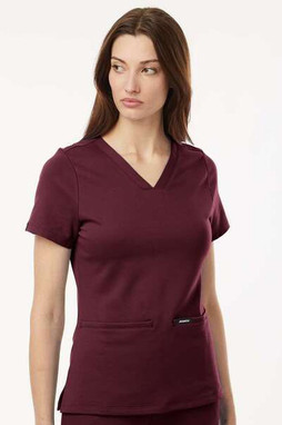 Jaanuu W30003 - Womens Cesi Ultrasoft Scrub V-Neck Top