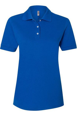 JERZEES 443W - Polo de piqué de mujer 100% algodón hilado en anillos