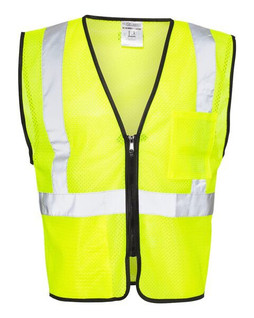 Kishigo 1537-1538 - Double-Pocket Zippered Economy Class 2  Vest