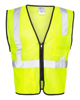 Kishigo 1537-1538 - Double-Pocket Zippered Economy Class 2  Vest
