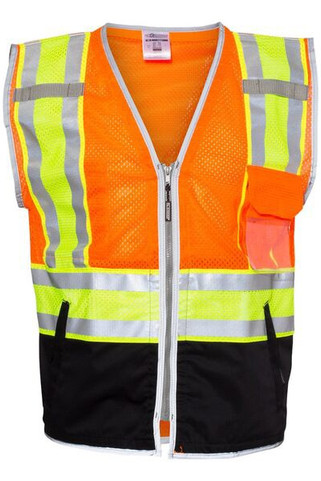 Kishigo 1543-1544 - Chaleco reflectante Premium Brilliant Series® Ultimate