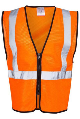 Kishigo 1547-1548 - Zippered Mesh Economy Class 2 Vest