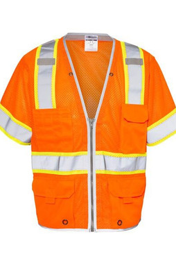 Kishigo 1550-1551 - Premium Brilliant Series® Heavy Duty Class 3 Vest