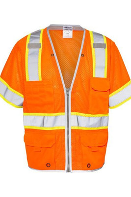 Kishigo 1550-1551 - Premium Brilliant Series® Heavy Duty Class 3 Vest