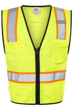 Kishigo 1580-1581 - 6 Pocket Contrast Class 2 Vest