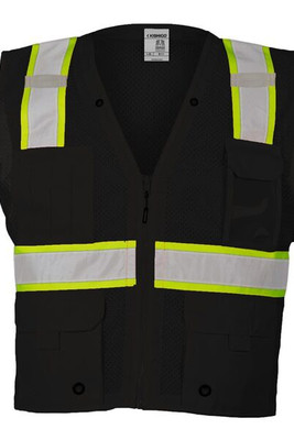 Kishigo B100-111 - EV Series® Enhanced Visibility Multi-Pocket Mesh Vest
