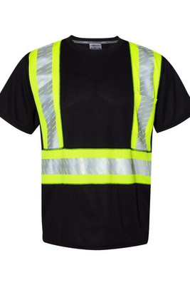 Kishigo B200-204 - EV Series® Enhanced Visibility Contrast Pocket T-Shirt