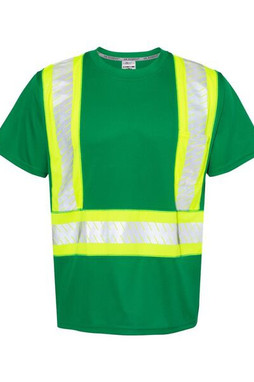 Kishigo B200-204 - EV Series® Enhanced Visibility Contrast Pocket T-Shirt