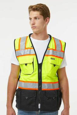 Kishigo S5002-5003 - Premium Black Series® Surveyors Vest