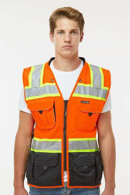 Kishigo S5002-5003 - Premium Black Series® Surveyors Vest