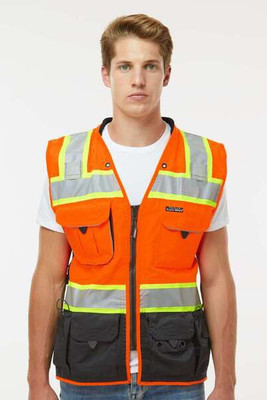 Kishigo S5002-5003 - Premium Black Series® Surveyors Vest