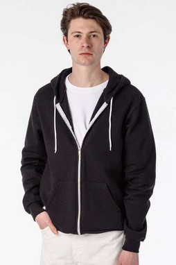 Los Angeles Apparel F97 - USA-Made Flex Fleece Full-Zip Hooded Sweatshirt