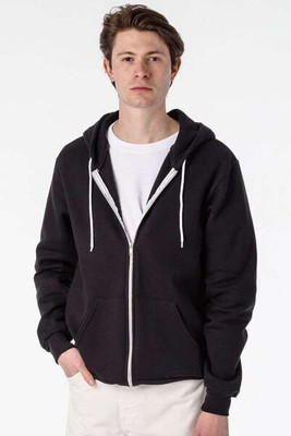Los Angeles Apparel F97 - USA-Made Flex Fleece Full-Zip Hooded Sweatshirt