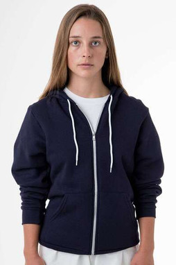 Los Angeles Apparel F97 - USA-Made Flex Fleece Full-Zip Hooded Sweatshirt