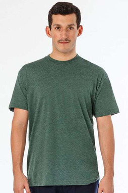 Los Angeles Apparel FF01 - USA-Made 50/50 Poly/Cotton T-Shirt