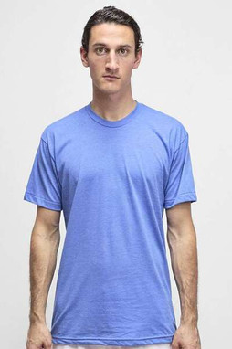 Los Angeles Apparel FF01 - USA-Made 50/50 Poly/Cotton T-Shirt