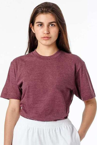 Los Angeles Apparel FF01 - USA-Made 50/50 Poly/Cotton T-Shirt