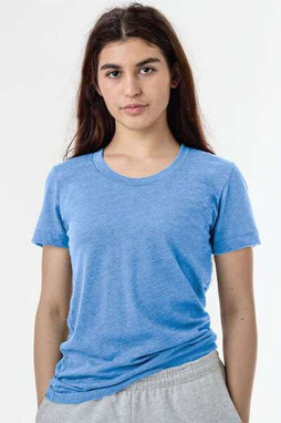 Los Angeles Apparel FF3001 - USA-Made Womens 50/50 T-Shirt