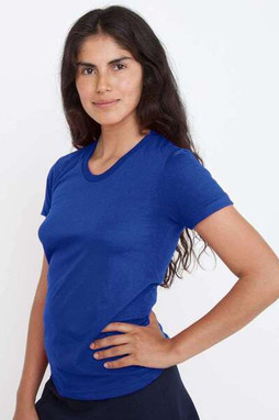 Los Angeles Apparel FF3001 - USA-Made Womens 50/50 T-Shirt