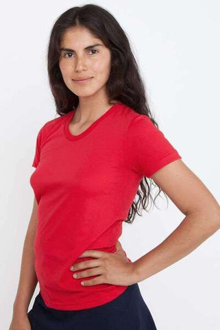 Los Angeles Apparel FF3001 - USA-Made Womens 50/50 T-Shirt