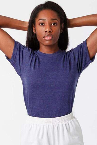 Los Angeles Apparel TR01 - Camiseta Triblend de fabricación estadounidense