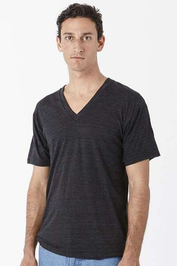 Los Angeles Apparel TR61 - USA-Made Unisex Triblend V-Neck T-Shirt